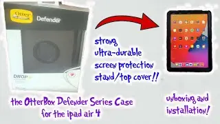 Otter Box Defender Series Case For the iPad Air 4 (2020) | iPad Cases | Unboxing and Installation!!!