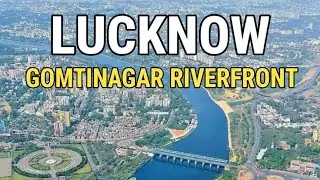 Lucknow Gomti Nagar Riverfront View 🌊✨ | Peaceful Evening Vibes | Travel Vlog