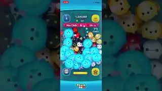 Disney Tsum Tsum MASSIVE 75 chain #gameplay #disney #tsumtsumdisney #disneycharacter #tsumtsumgame