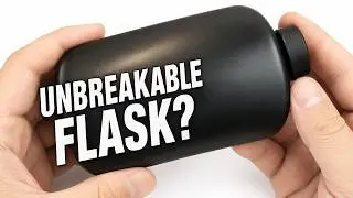 FlaskYo SportFlask durable plastic 16oz pocket flask by BootYo! from Black Dog first look