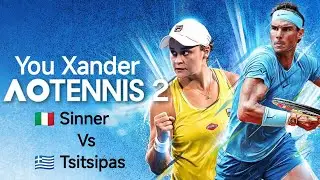 AO Tennis 2!! Jannik Sinner Vs Stefan Tsitsipas At ATP Athens (Grecia)!!
