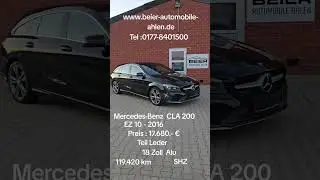 Mercedes-Benz CLA 200 Shooting Brake AT Teil Leder Navi Alu 18 Zoll