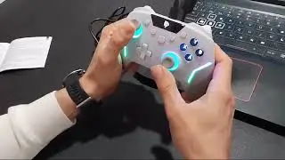 EasySMX X20 Elite Mando PC Inalambrico con Hall Gatillo Conmutable 2 en 1  Hall Joystick Desmontable
