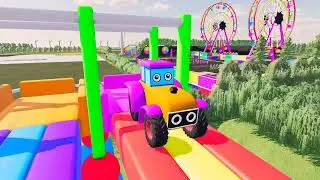 Ultimate Tractor Car Color Garage Show | FS22 Mods #fs22  #farmingsimulator22  #tractorcartoon