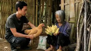 Chu Son Helping A Lonely Grandma ❤️ Bringing Food To Help Her Through Days Of Illness