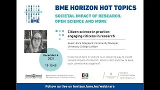 BME HORIZON HOT TOPICS NEW RESEARCH TRENDS, IMPACT, OPEN SCIENCE AND MORE