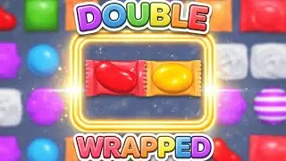 Candy Crush (Flash Version): Red Wrapped & Orange Wrapped COMBO!