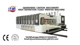 Full Computer High Definition Flexo Printing Slotting Rotary Die Cutting Machine