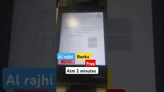Alrajhi bank Free ATM 1 minutes me #automobile #ksa #saudiaarbia #alrajhi #atm #free