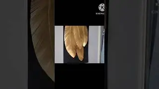 Golden Leaf Wall Decor / #shorts / Craft Angel