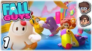 THE FALLING GUYS FALL, GUYS!! | Part 1 | Let's Play Fall Guys: Multiplayer | ft. @RhapsodyPlays