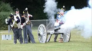 1820's Kings German Artillery reenactors, at Military Odyssey 2024