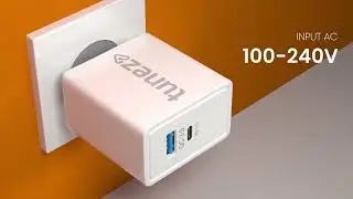 Tunez C40 CHARGER 3A Multiport Mobile Charger, 22.5W QC+PD Fast Charging Support 22.5W 3A