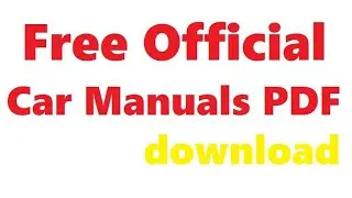 Car Service Repair Workshop Manuals for Old Models up to 2010 with electric diagrams
