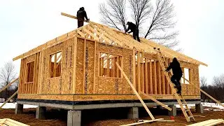 DIY Cheapest House in 9 Days   Complete Building Process Anyone Can Do Part 3