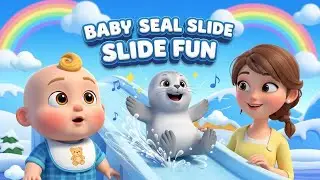 🦭 Baby Seal Slide Slide Fun ❄️🎶 | Fun Action & Movement Song for Toddlers