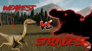 JWE2 ULTIMATE Dinosaur Tier List: Weakest to STRONGEST!
