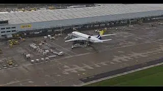 ONE AIR plane been loaded  AT EMA...