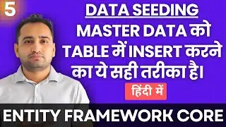 Data Seeding EF Core | Insert Master Data in Entity Framework Core | in Hindi 🇮🇳