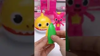 Minnie Mouse & Pinkfong Eat Corn Watermelon | Satisfying ASMR Kitchen Unboxing #shorts
