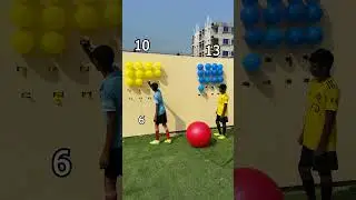 Who will gym ball scoring challenge ?