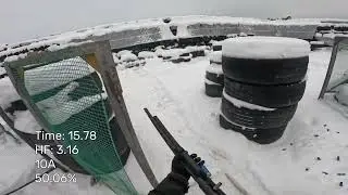 Shooting IPSC shotgun in -10°C cold! 3GUN Haavel #4 aka 3GUN Shotgun Winter Edition