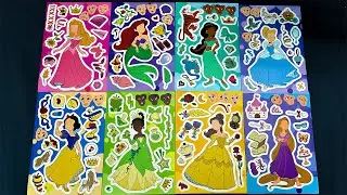 Decorating Sticker Book Little Disney Princess Aurora, Anna