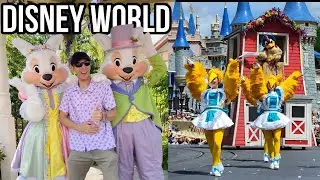 Celebrating Easter at Disney World | Parade, Easter Bunny, Treats & Pin Trading!