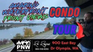 Olympia Waterfront Condo Tour! Top Floor Luxury w/ Mountain & Capitol Views |Prime Downtown Location