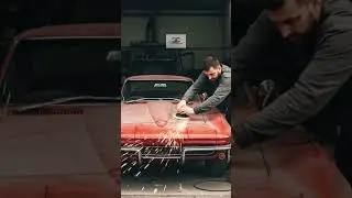 Red Chevrolet Corvette Stingray 1967 | ASMR Restoration #restoration #chevrolet