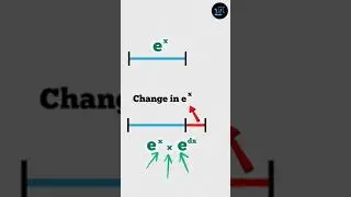 Derivative of Exponential Function e^x | #jee #neet #maths #physics #visualization #education