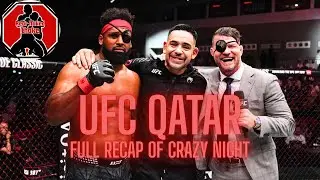 This UFC Qatar Card Went Off the Rails: Full Recap & Reactions