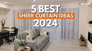 5 Best Sheer Curtains Ideas For Your Home 2024 | Wall Curtains