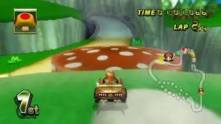 Daisy Wild Wing - 150cc Mushroom Gorge - Mario Kart WII