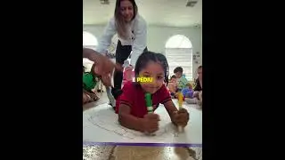 A turma criou uma obra linda 🎨