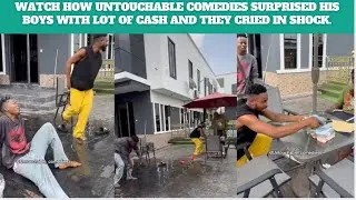 Посмотрите, как Untouchable Comedy неожиданно подарил своим сыновьям кучу денег, и они расплакали...