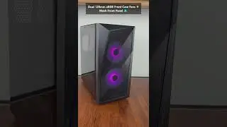 Budget gaming PC case with a cool front panel design! 