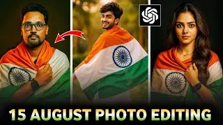 Trending 15 August Photo Editing in Chat GPT | AI Photo Editing Tutorial for Independence Day 🇮🇳