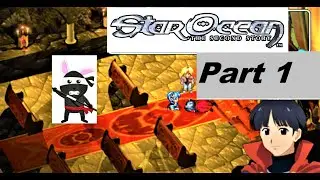 Let's Play Star Ocean 2, Part 01, Upscaled to 1080p with ppsspp, unspoken parts narrated by me