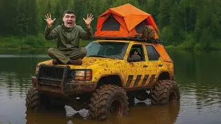 ¡24 horas sobreviviendo en un monster truck fuera del camino!