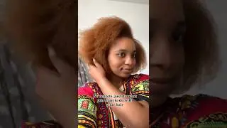 First time dyeing my hair ginger brown 🥰 #dyeingmyhair #ginger brownhair #4chair #naturalhair