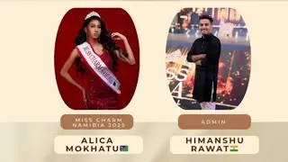 Live Interview with Miss Charm Namibia 2025 - Alica Mokhatu🇳🇦 #misscharm #misscharm2025 #interview 