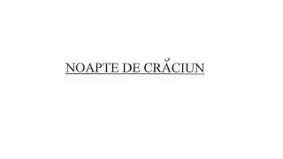 «Noapte de Crăciun» pr. Ion Popescu-Runcu