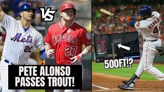 Pete Alonso PASSES Mike Trout In HR Race! 500FT Home Run Hits Third Deck (MLB Recap)