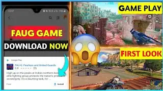FAUG Game Out Download Now | how to download fauji game | Fauji Mobile Game Download Link #Shorts
