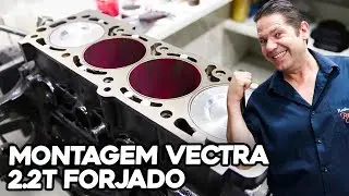MOTOR GM 2.2 FORJADO PRONTO PRA 500CV!!😈🔥 MONTAMOS O MOTOR DO VECTRA 2.2 TURBO DA @Auto Super