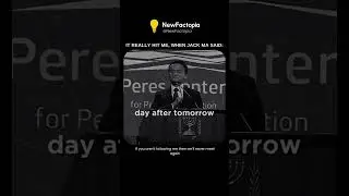 It Really HIT me, when Jack Ma said #newfactopia #discipline #successmindset #nevergiveup #mindset