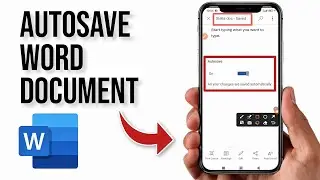 How to use Autosave in word app on Android