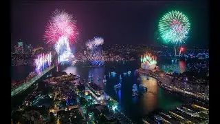 Midnight Fireworks - Sydney Harbour New Year's Eve 2019 2020