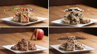 Homemade Chewy Granola Bars 4 Ways